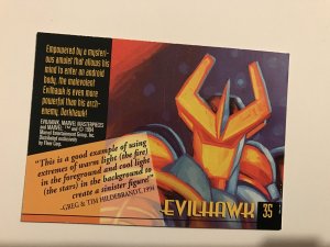 EVILHAWK #35 card : 1994 Marvel Masterpieces, NM; Hilderbrandt art