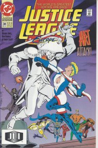 Justice League Europe #38 (May 1992) - Batman, Aquaman, Flash, Power Girl