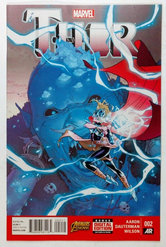 Thor #2 (2015) 1st full app of Jane Foster as Thor 