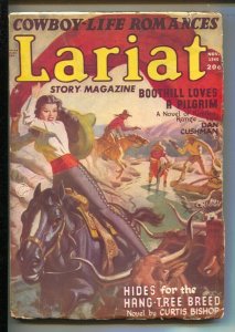 Lariat 11/1946-Allen Anderson Spicy headlight cover-pulp tales-Dan Cushman-Ri...