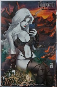 Lady Death: Malevolent Decimation #1 NM Selfie Edition Signed by B.Pulido w COA