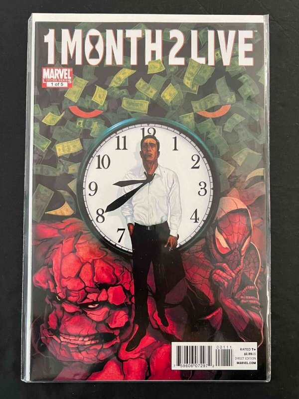1 Month 2 Live  Full Set #,1,2,3,4,5  Marvel Comics 2010 Vf/Nm