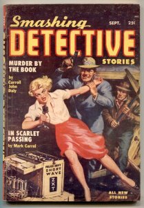 PULP:  Smashing Detective Stories Pulp 9/1954- Carroll John Daly- Super Duck