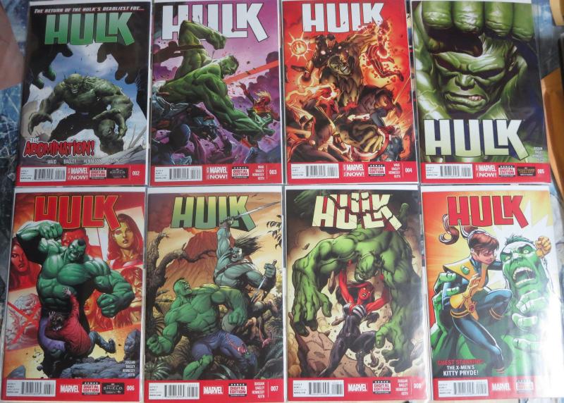 Hulk (Marvel Now!) #2-15, Annual 1 Mark Waid Bagley vs Avengers X-Men Everyone