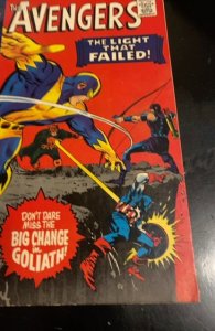 The Avengers #35 Regular Edition (1966)Goliath big change