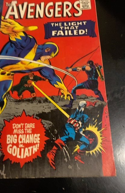 The Avengers #35 Regular Edition (1966)Goliath big change