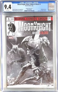 Moon Knight: Black, White & Blood #1 Barends Variant Cover (2022) CGC 9.4