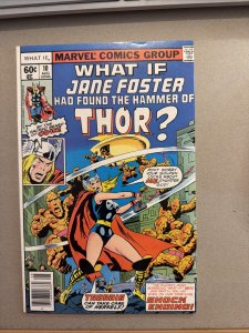 What If ? #10 VF Newsstand  Jane Foster Thor Marvel 1978