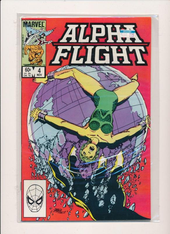 Giant Lot ALPHA FLIGHT of (80) #4-22, 24-82 Near Full run (1,2 Ann)(1984-89)VF+