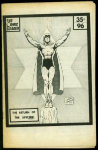 Comic Reader Fanzine #96 1973-  Spectre cover by Anderson FN