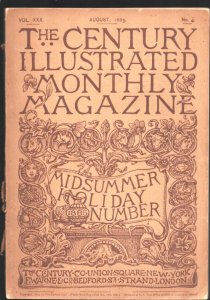 Scribner's Monthly  8/1885-pulp format-Midsummer holiday issue-Henry James-Hi...