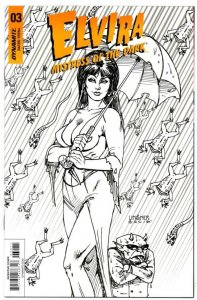 ELVIRA Mistress of the Dark #3 G Linsner, NM, Dynamite, 2018, more indies in st
