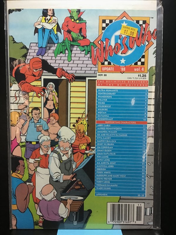 Who's Who: The Definitive Directory of the DC Universe Update '88 #...