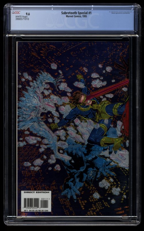 Sabretooth Special (1995) #1 CGC NM+ 9.6 White Pages