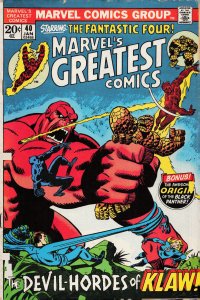 Marvel's Greatest Comics #40 (1973) Fantastic Four