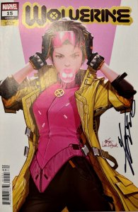 Wolverine #15 Lee Cover (2021) signed by Inhyuk Lee with CoA