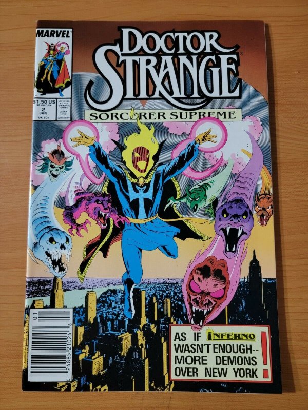 Doctor Strange Sorcerer Supreme #2 Newsstand ~ NEAR MINT NM ~ 1989 Marvel Comics