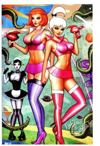 Zirty Girlz Jetsons Cover Nathan Szerdy SIGNED Variant Cover (ARTIST PROOF ).