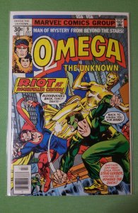 Omega the Unknown #9 (1977) 1st Full 2nd Foolkiller! vf