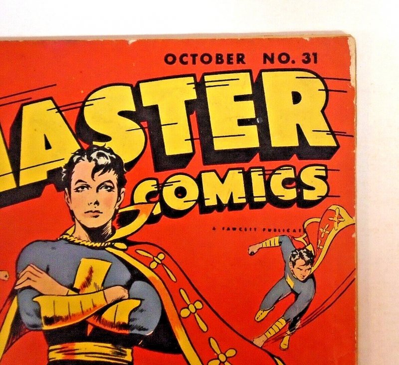 Master Comics #31 Missing 1st 10 Pages, Classic Cover