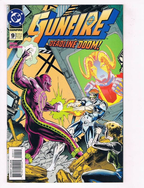 Gunfire #9 VF DC Comics Comic Book Wein Feb 1995 DE38 AD11