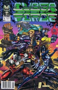 Cyber Force #1 ORIGINAL Vintage 1993 Image Comics