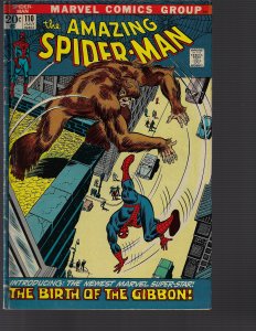 Amazing Spider-Man #110 (Marvel, 1970) GD KEY 1st Gibbon