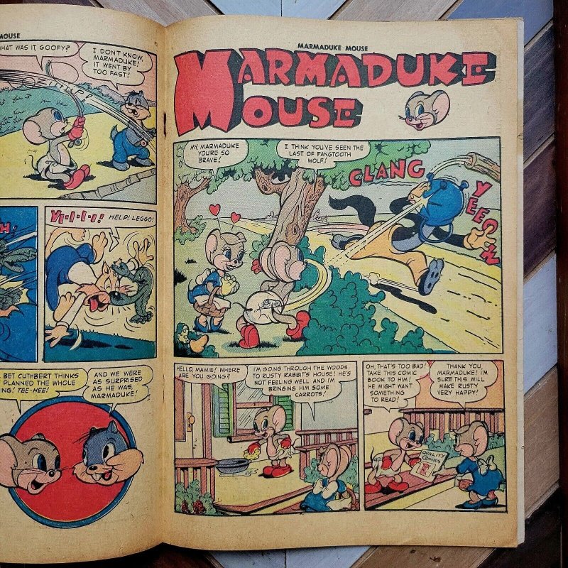 MARMADUKE MOUSE #38 G/VG (Quality 1953) Cuthbert Cat, Prince Pinky / Golden Age
