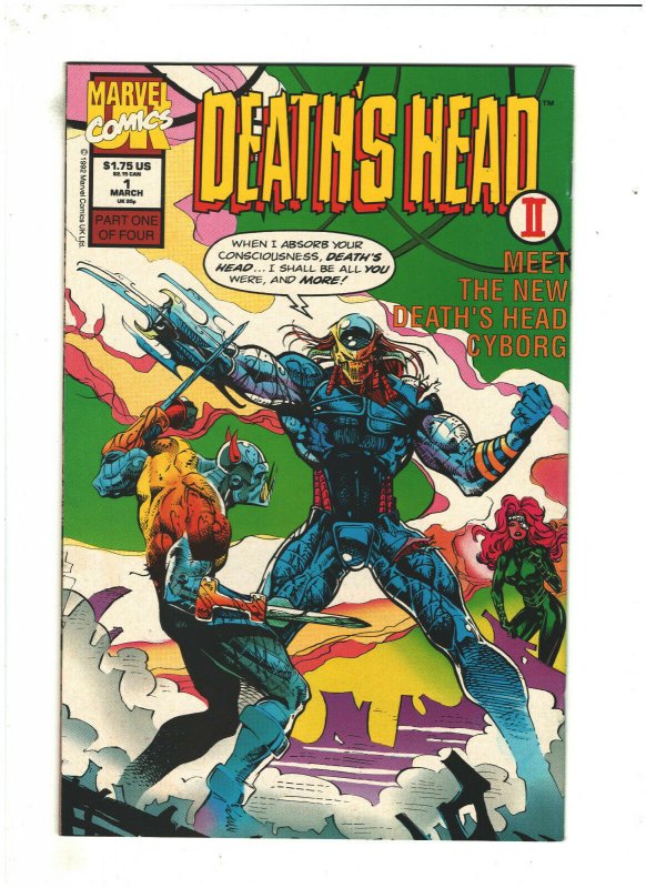 Death's Head II #1 NM- 9.2 Marvel UK Comics 1992