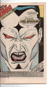 Uncanny X-Men #221 newsstand - 1st appearance Mr. Sinister - 1987 - (-NM)