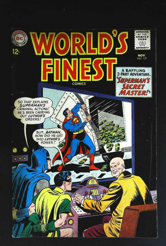 World's Finest Comics #137, VG+ (Actual scan)