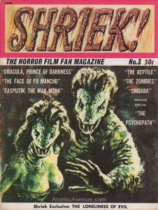 Shriek (Acme) #3 FAIR ; Acme News | low grade comic Horror Film Fan Mag