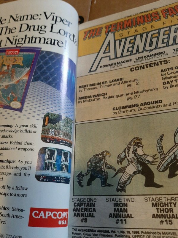 AVENGERS ANNUAL #19. NICE CONDITION. SEE PICS! COMBO SHIP