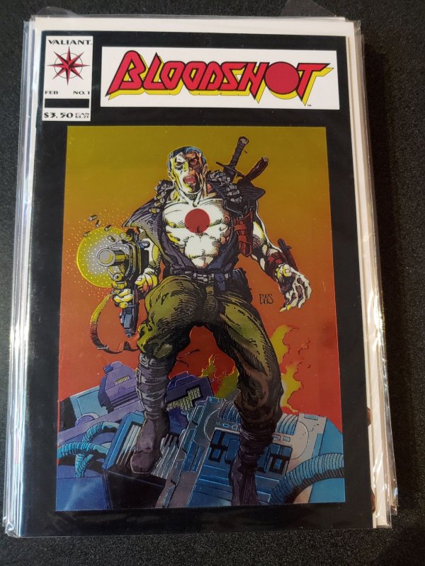 BLOODSHOT #1 FIRST CHROMIUM COVER Ever!