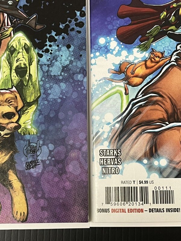 MARVEL UNLEASHED #1 CVR A + 1:25 ADAM KUBERT VAR VF+ SET 2023 PROSHIPPER