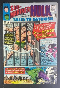 Tales To Astonish (1959) #70 FN (6.0) Jack Kirby Gene Colan Namor