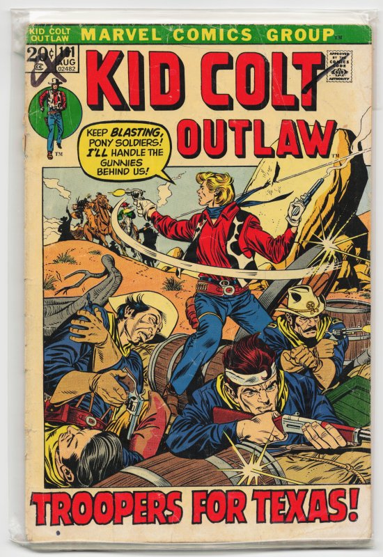 Kid Colt Outlaw #161 (1972) Kid Colt