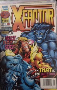 X-FACTOR # 126  1996 MARVEL DISNEY  NEWSTAND BARCODE VARIANT ONSLAUGHT IMPACT 2