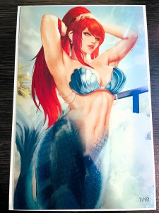 PATRIOTIKA #1 ARIEL EOM RETAILER EXCLUSIVE NUDE METAL VIRGIN COVER LTD 15 NM+