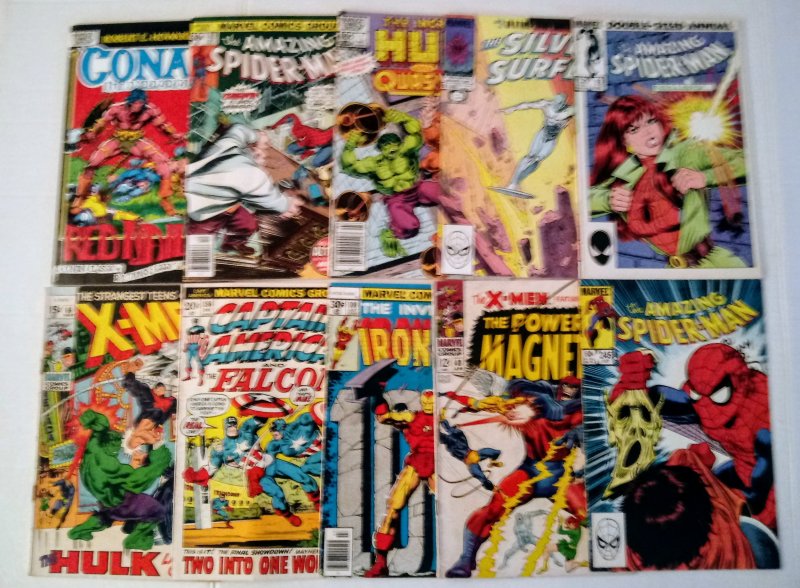 Marvel Silver & Bronze Age Comic Book Lot of (10) Lower Grade Copies  CL70/03