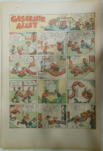 (48) Gasoline Alley Sunday Pages by Frank King from 1934 Size: 11 x 15 inches