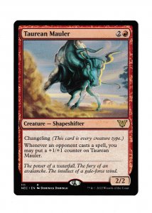TAUREAN MAULER | RARE | COMMANDER: KAMIGAWA NEON DYNASTY #111 | MTG 2022