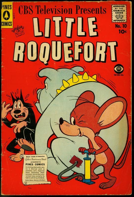 Little Roquefort #10 1958-CBS Television- Pines Comics VG