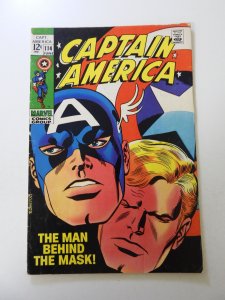 Captain America #114 (1969) VG/FN condition
