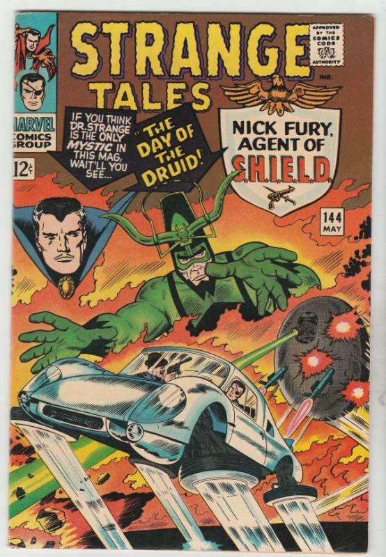 Strange Tales #144 (May-66) NM- High-Grade Nick Fury, S.H.I.E.L.D., Dr. Strange