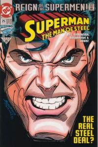 Superman: The Man of Steel   #25, VF+ (Stock photo)