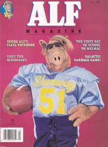 Alf Magazine #4 VG ; Welsh | low grade comic Fall 1989 Football Cover