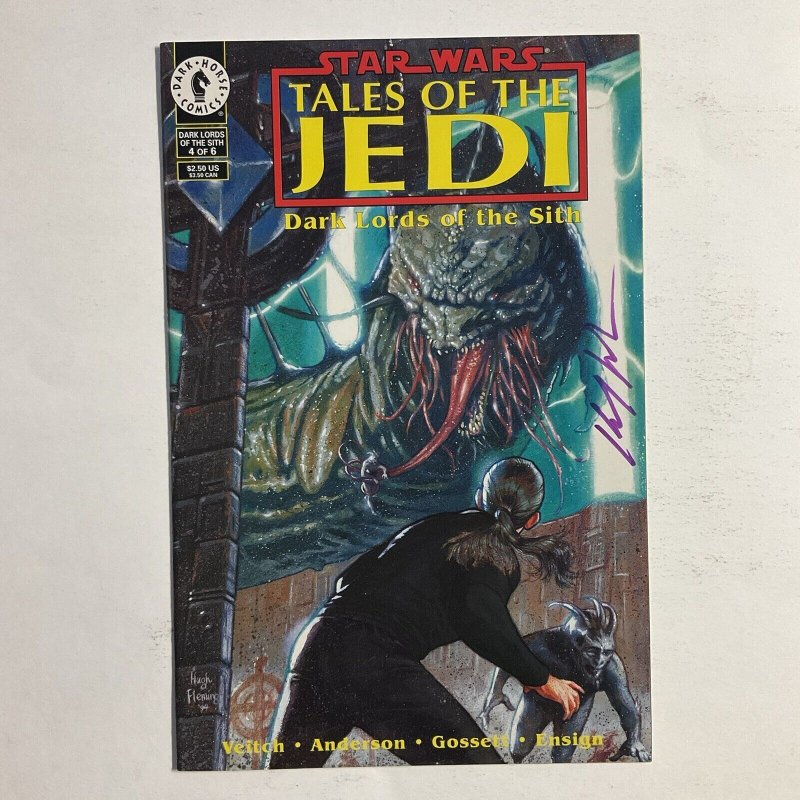 Star Wars Tales Of The Jedi Dark Lords Of The Sith 4 Signed by Kevin Anderson