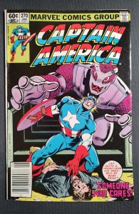 Captain America #270 Newsstand Edition (1982)