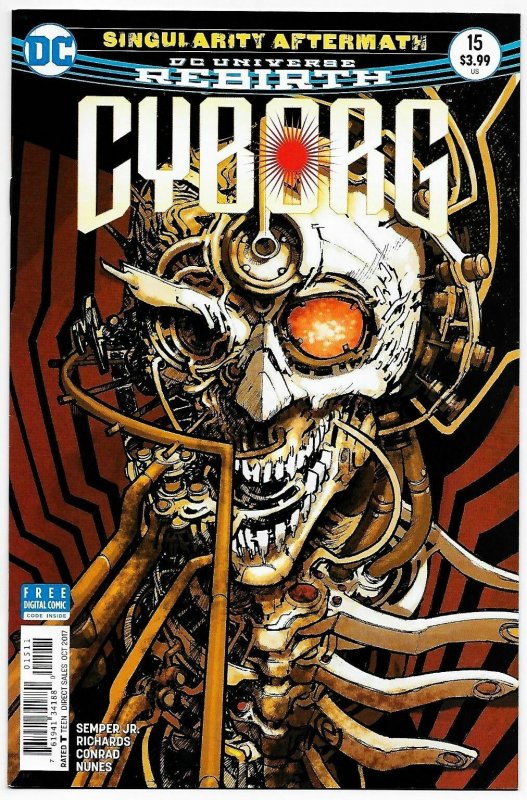 Cyborg #15 Rebirth Main Cvr (DC, 2017) VF/NM